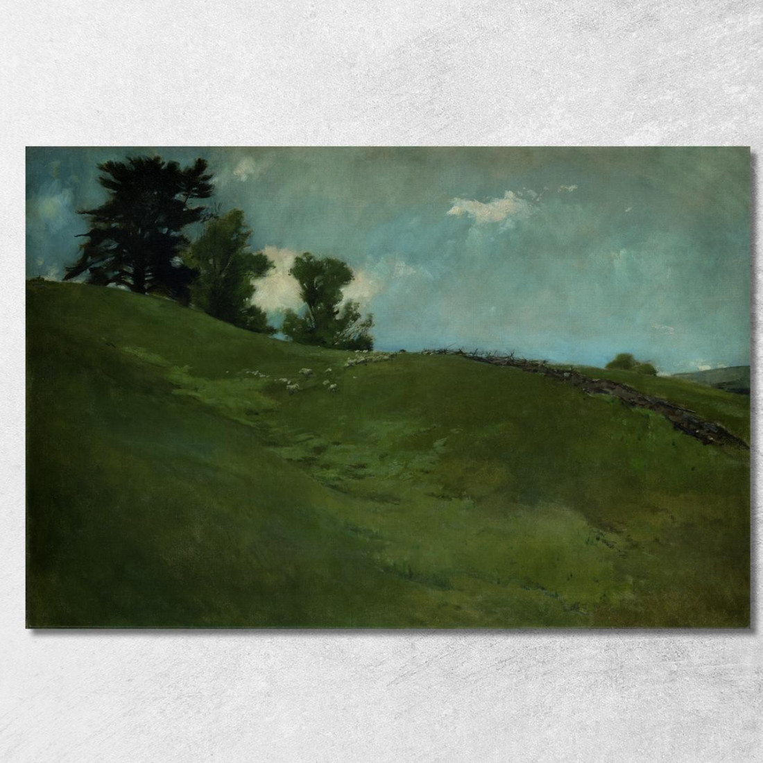 Paesaggio A Cornish New Hampshire John White Alexander jwa9 quadro stampato su tela