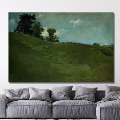 Paesaggio A Cornish New Hampshire John White Alexander jwa9 quadro stampato su tela