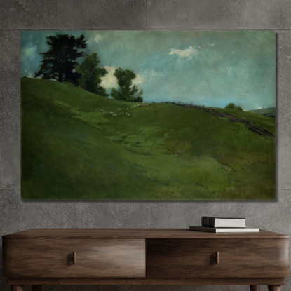 Paesaggio A Cornish New Hampshire John White Alexander jwa9 quadro stampato su tela