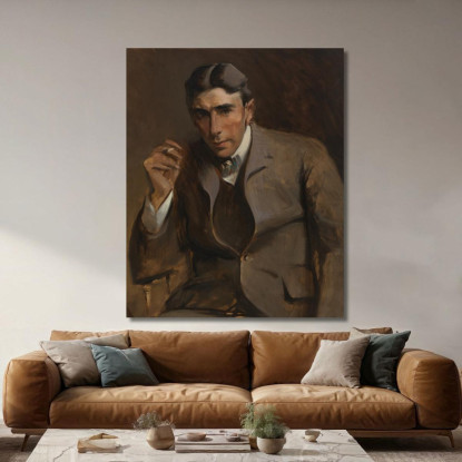 Newton Booth Tarkington John White Alexander jwa13 quadro stampato su tela