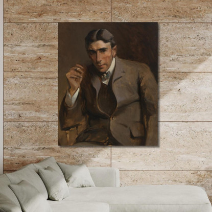 Newton Booth Tarkington John White Alexander jwa13 quadro stampato su tela
