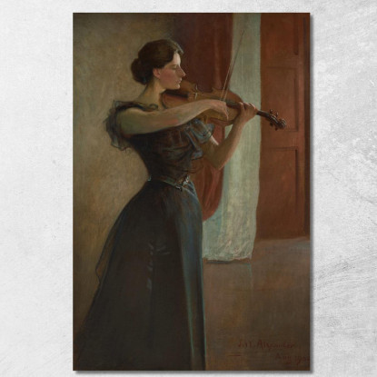 Ritratto Di Kathleen Cowan John White Alexander jwa15 quadro stampato su tela
