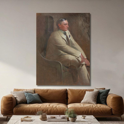 Ritratto Di William Denny John White Alexander jwa19 quadro stampato su tela