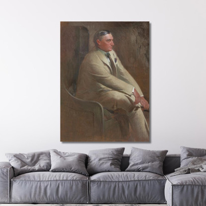 Ritratto Di William Denny John White Alexander jwa19 quadro stampato su tela