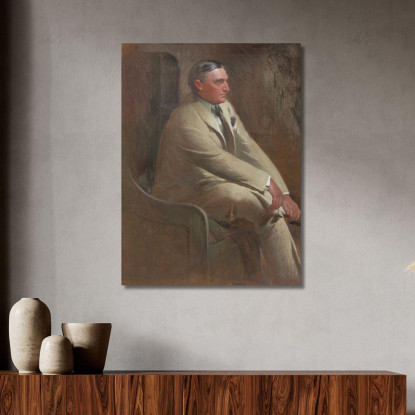 Ritratto Di William Denny John White Alexander jwa19 quadro stampato su tela