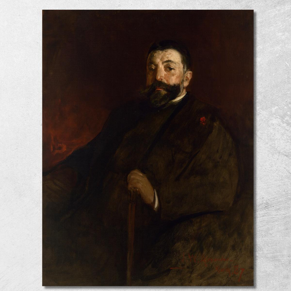 Thomas Nast John White Alexander jwa24 quadro stampato su tela
