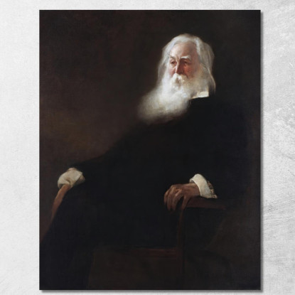 Walt Whitman John White Alexander jwa25 quadro stampato su tela