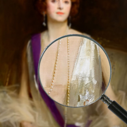 Grace Elvina Marchesa Curzon Di Kedleston John Singer Sargent jss97 quadro stampato su tela