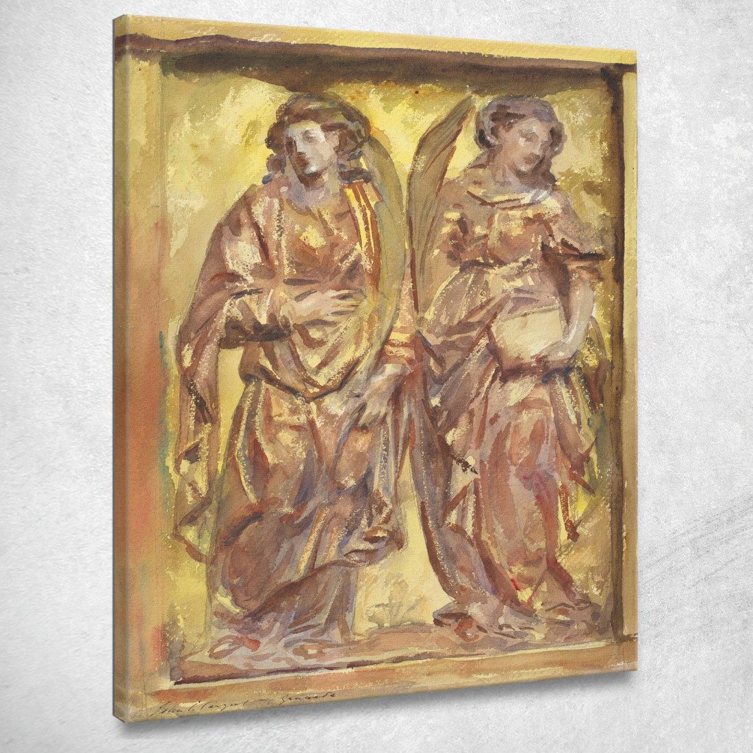 Granada Chiesa Di San Jerónimo Granada John Singer Sargent jss98 quadro stampato su tela