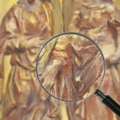 Granada Chiesa Di San Jerónimo Granada John Singer Sargent jss98 quadro stampato su tela