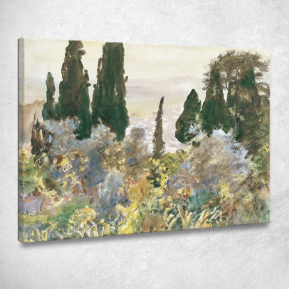 Granada John Singer Sargent jss99 quadro stampato su tela