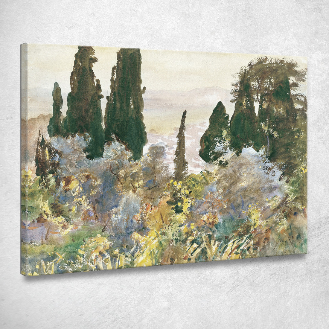Granada John Singer Sargent jss99 quadro stampato su tela