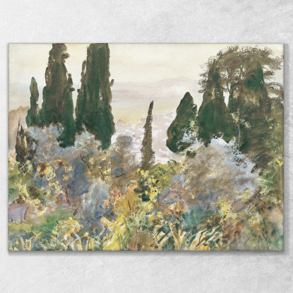 Granada John Singer Sargent jss99 quadro stampato su tela