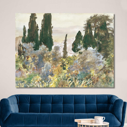 Granada John Singer Sargent jss99 quadro stampato su tela