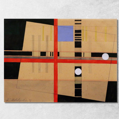 Croce Rossa E Palle Bianche László Moholy-Nagy lmn14 quadro stampato su tela