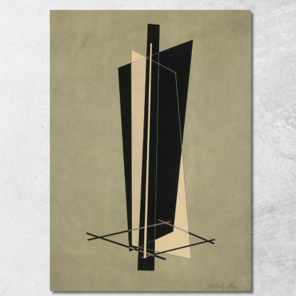 Kestnermappe Composizione Una Tavola P. 123 László Moholy-Nagy lmn26 quadro stampato su tela