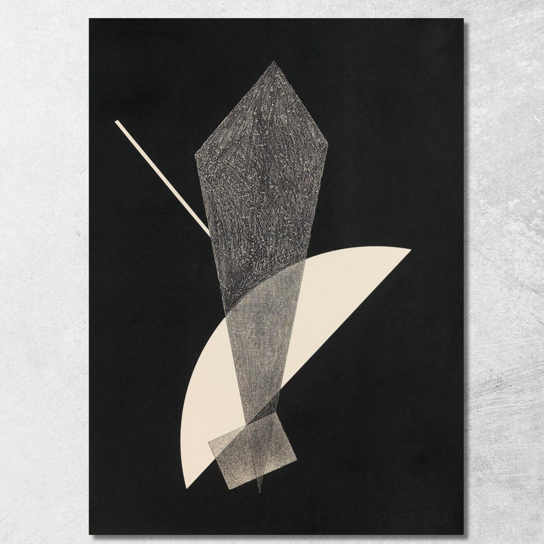 Costruzione V László Moholy-Nagy lmn28 quadro stampato su tela