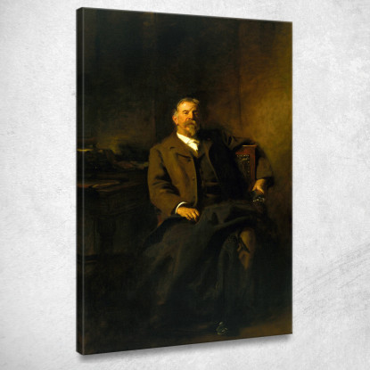Henry Lee Higginson John Singer Sargent jss106 quadro stampato su tela