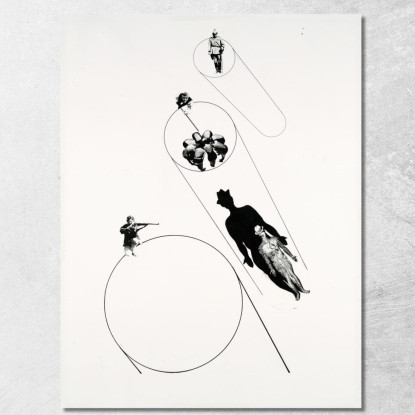 Tiro A Segno – In Nome Della Legge László Moholy-Nagy lmn39 quadro stampato su tela