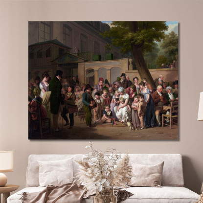 Ingresso Al Jardin Turc Louis Léopold Boilly llb6 quadro stampato su tela