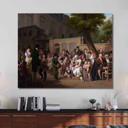 Ingresso Al Jardin Turc Louis Léopold Boilly llb6 quadro stampato su tela