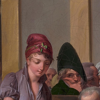 Ingresso Al Jardin Turc Louis Léopold Boilly llb6 quadro stampato su tela