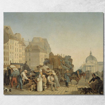 Il Trasloco Louis Léopold Boilly llb17 quadro stampato su tela
