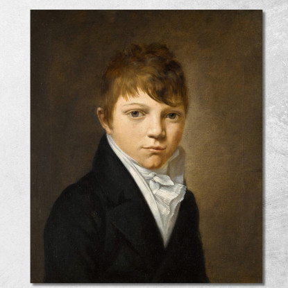 Ritratto Di Un Ragazzo Giovane Louis Léopold Boilly llb43 quadro stampato su tela