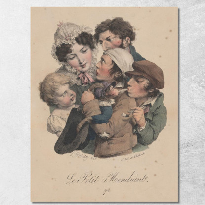 Il Piccolo Mendicante Louis Léopold Boilly llb58 quadro stampato su tela