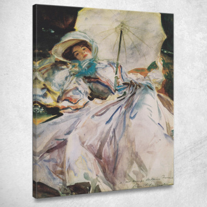 Signora Con Un Parasole John Singer Sargent jss126 quadro stampato su tela