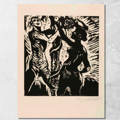 La Chute Lovis Corinth lcr18 tableau impression sur toile