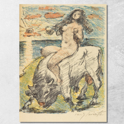 Le Char De Vénus Lovis Corinth lcr19 tableau impression sur toile