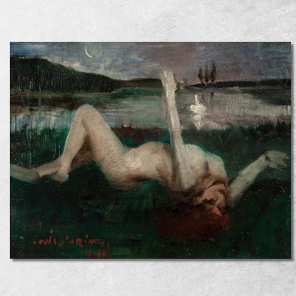 Léda Lovis Corinth lcr54 tableau impression sur toile