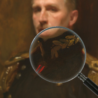 Leonardo Legno John Singer Sargent jss136 quadro stampato su tela