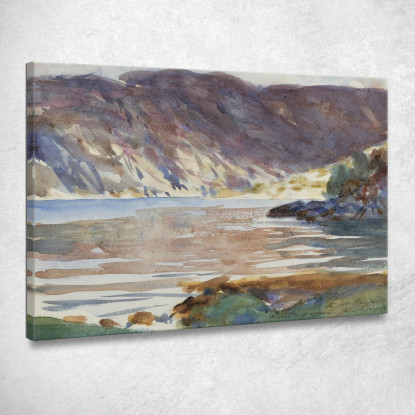 Loch Moidart John Singer Sargent jss137 quadro stampato su tela