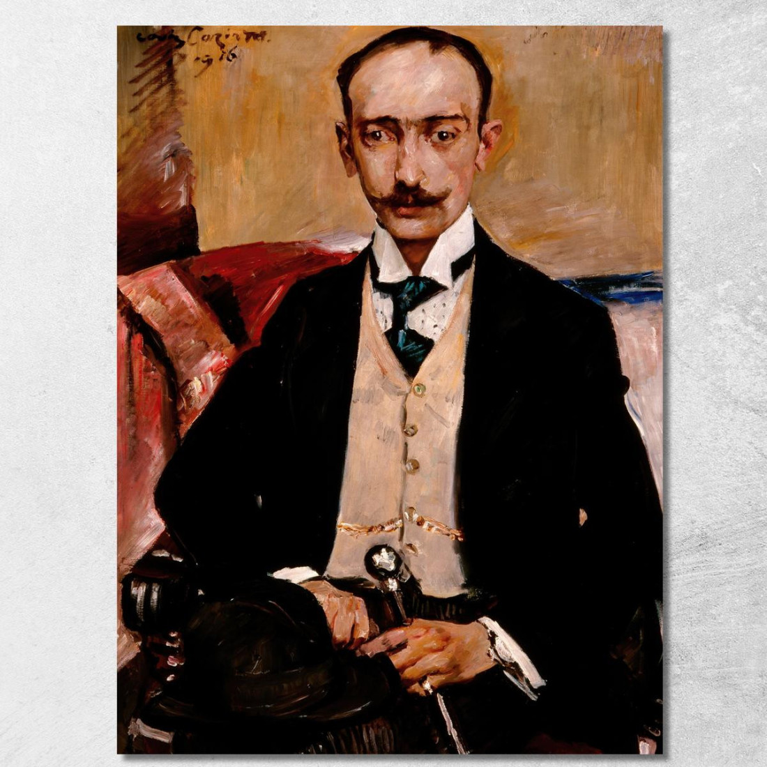 Portrait Du Dr Karl Schwarz Lovis Corinth lcr66 tableau impression sur toile