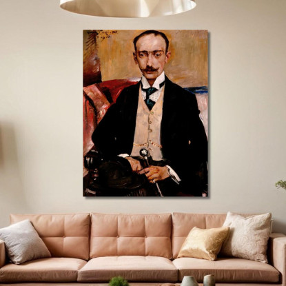 Portrait Du Dr Karl Schwarz Lovis Corinth lcr66 tableau impression sur toile
