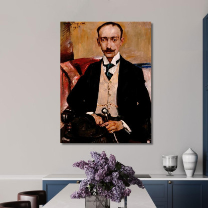 Portrait Du Dr Karl Schwarz Lovis Corinth lcr66 tableau impression sur toile
