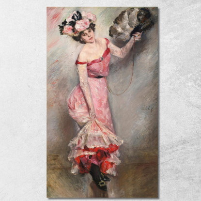 Portrait D'Ellÿ Lovis Corinth lcr69 tableau impression sur toile