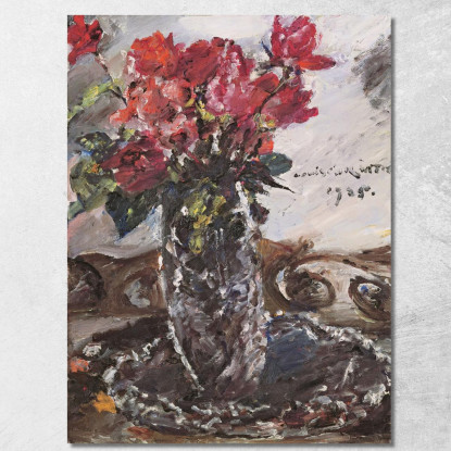 Roses Rouges Lovis Corinth lcr78 tableau impression sur toile