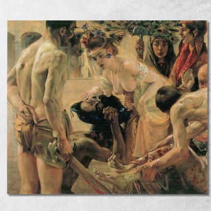 Salomé 1900 Lovis Corinth lcr80 tableau impression sur toile