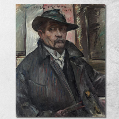 Autoportrait Avec Chapeau Et Manteau Lovis Corinth lcr86 tableau impression sur toile