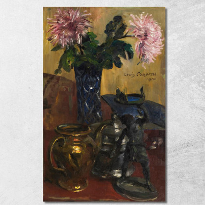 Nature Morte Métallique Lovis Corinth lcr90 tableau impression sur toile