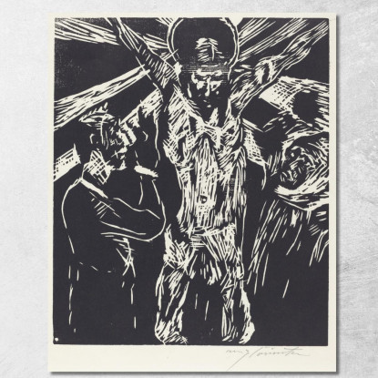 La Crucifixion - Christ En Croix Lovis Corinth lcr95 tableau impression sur toile