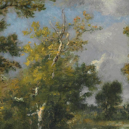 Radura Nella Foresta Di Fontainebleau Narcisse-Virgile Diaz de La Peña nvd13 quadro stampato su tela