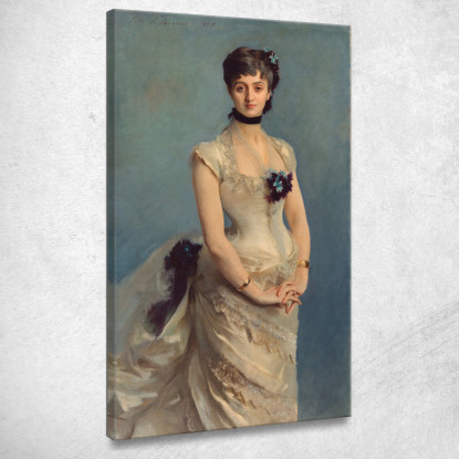 La Signora Paul Poirson John Singer Sargent jss146 quadro stampato su tela