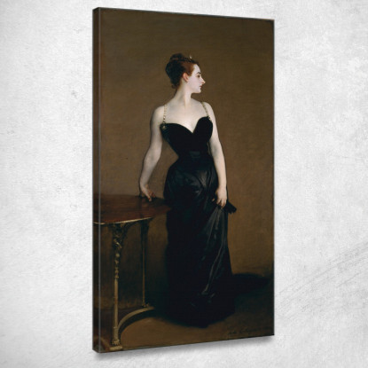 Madame X Madame Pierre Gautreau John Singer Sargent jss147 quadro stampato su tela