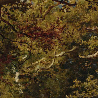Stagno Nella Foresta Quercia Mezza Morte Narcisse-Virgile Diaz de La Peña nvd48 quadro stampato su tela