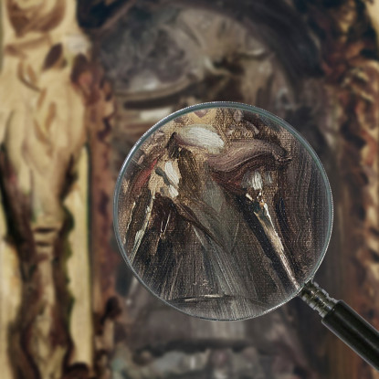 Madonna Col Bambino John Singer Sargent jss150 quadro stampato su tela