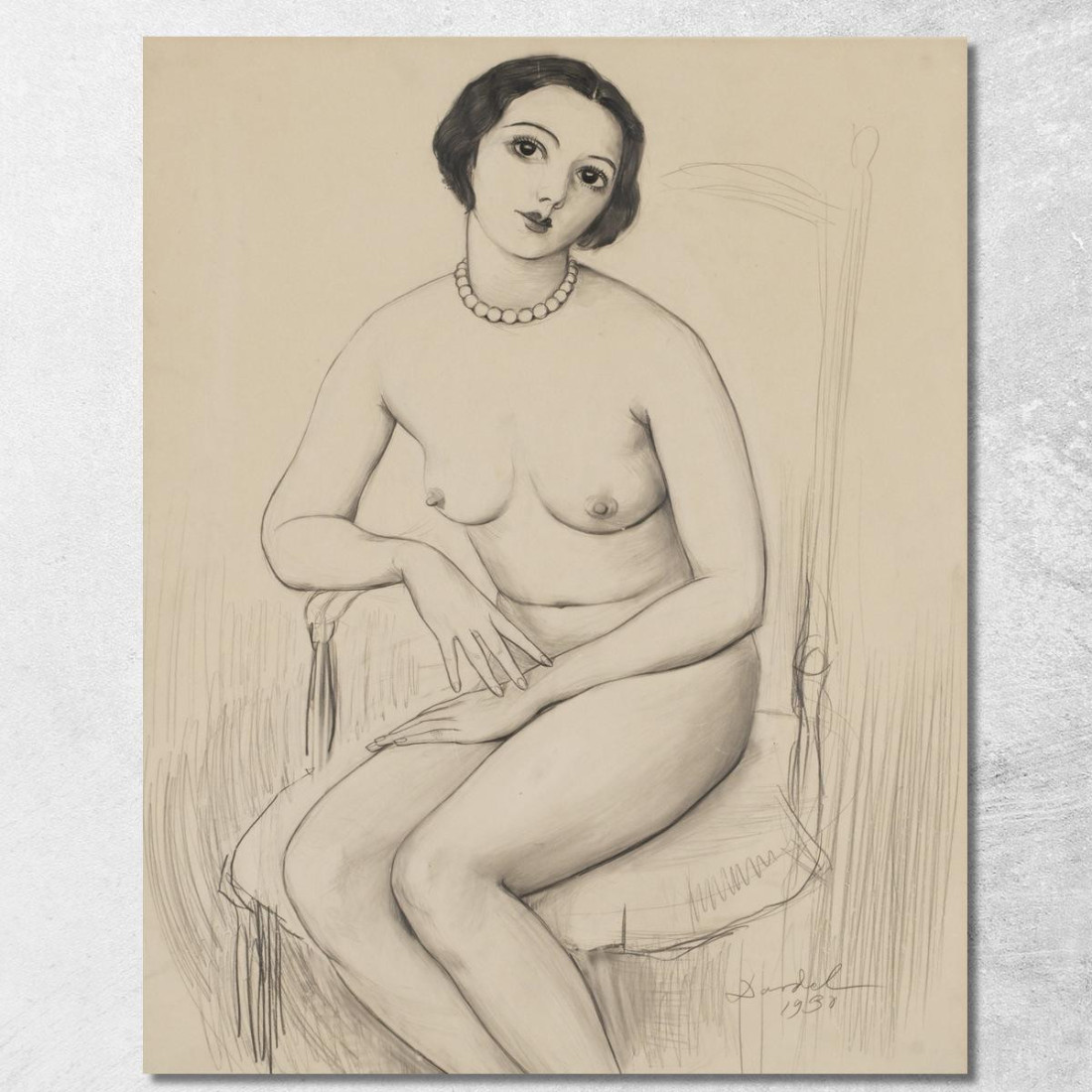 Armeniska Nils Dardel ndr1 quadro stampato su tela